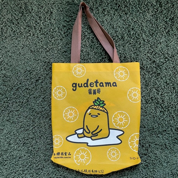 Gudetama Handbags - Gudetama reusable bag from Japan.